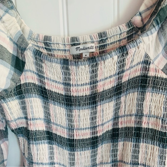 Madewell Plaid Cottagecore Dress - Picture 2 of 3